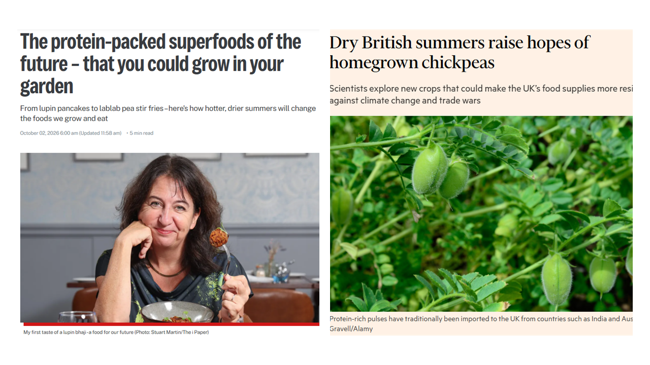 Novel crops in the spotlight: NUCNet Project Lead talks to the press